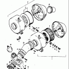 TM400 1971-1975 Воздухозаборник