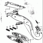 TS250 1973-1976 Глушитель