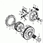 TM400 1971-1975 Сцепление