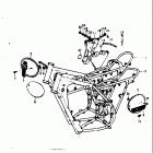 TM400 1971-1975 Frame - oil tank