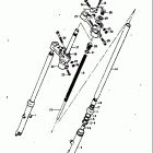 TM125 1973-1975 Передняя вилка