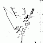 TS50 1971-1974 Prop stand - brake pedal