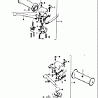 TS50 1971-1974 Throttle grip - handle switch