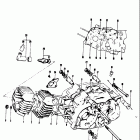 MT50 1973 Cylinder - crankcase