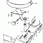 MT50 1973 Oil tank - seat - frame rh cover