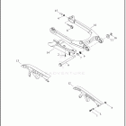 XL883N 4LE2 IRON 883 (2022) FORK, REAR, DEBRIS DEFLECTOR AND BELT GUARD