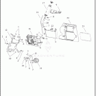 FLTRXSE 1TC6 CVO ROAD GLIDE (2025) COOLANT DISTRIBUTION, CENTER-COOLED