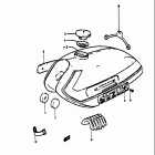 TS185 1971-1972 Топливный бак