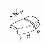 TS125 1971-1972 Сидение