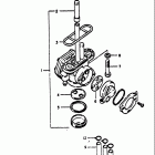 GT750 1972 Топливный кран