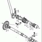 GT750 1972 Кик стартер