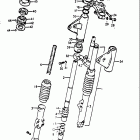 GT550 1972 Передняя вилка
