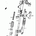 GT750 1972 Передняя вилка