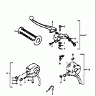 TS185 1971-1972 Handle switch lh