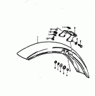 TS125 1971-1972 Переднее крыло