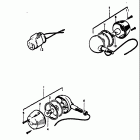 TS125 1971-1972 Turn signal lamp (optional)