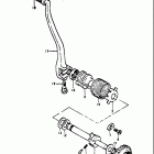 TS125 1971-1972 Кик стартер