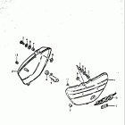 TS400 1972 Обтекатель рамы