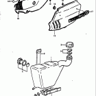 GT750 1972 Oil tank - frame cover