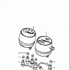 TS250 1971-1972 Speedometer - tachometer (ts250r)