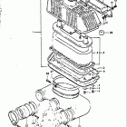 GT550 1972 Воздухозаборник