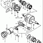 RV90 1972 Piston - crankshaft