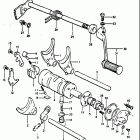 GT750 1972 Механизм  переключения передач