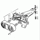 GT750 1972 Задний фонарь