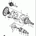 GT750 1972 Муфта стартера