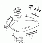 TS400 1972 Топливный бак