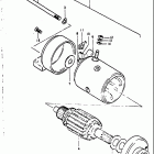 GT550 1972 Starting motor (made by kokusan)