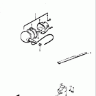 TS400 1972 Rear turn signal lamp (optional)
