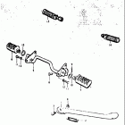 TS400 1972 Stand - footrest