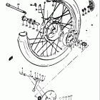 TS400 1972 Переднее колесо