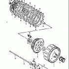 TS125 1971-1972 Сцепление