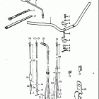 GT550 1972 Handlebar - control cable