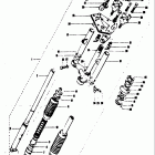 T125 II,R 1971 Front fork (for t 125)