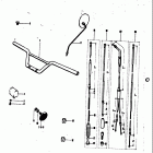 TC120 1971 Handlebar - control cable
