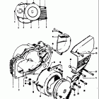 T125 II,R 1971 Крышки картера