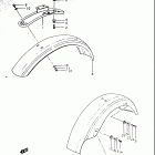 TS250 1969-1970 Крыло