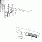 TS250 1969-1970 Handle grip rh