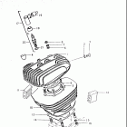 TS250 1969-1970 Цилиндр