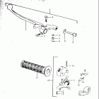 TS250 1969-1970 Handle grip lh