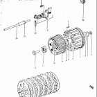 TS250 1969-1970 Сцепление