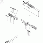 TS250 1969-1970 Prop stand - footrest