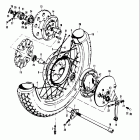 T20 TC250 1969 Заднее колесо