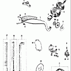 A100 AS100 AC100 1969 Cylinder-piston-carburetor-muffler-sprocket-cables