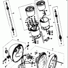 T305 TC305 1969 Speedometer-tachometer-head lamp