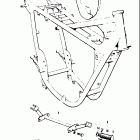 T20 TC250 1969 Frame - center stand - footrest bar - fram left co...