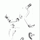 T20 TC250 1969 Oil plug - oil filler pipe-drive chain-gear shifti...